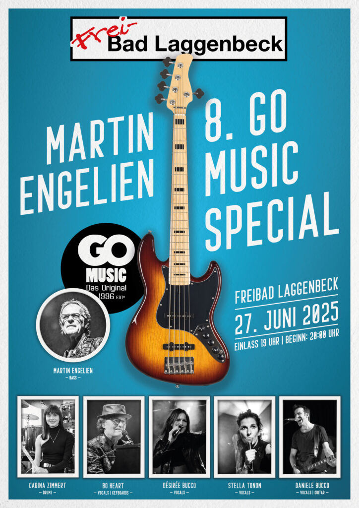 Go Music, 27. Juni 2025, 19 Uhr Einlass